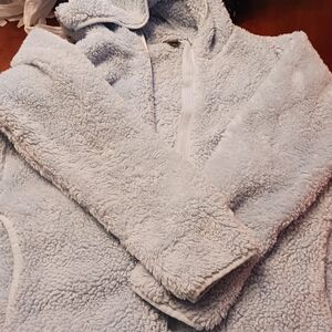 Eddie Bauer Light Blue Fleece Jacket